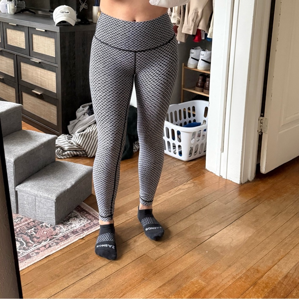 lululemon athletica Black and White Patterned Leggings